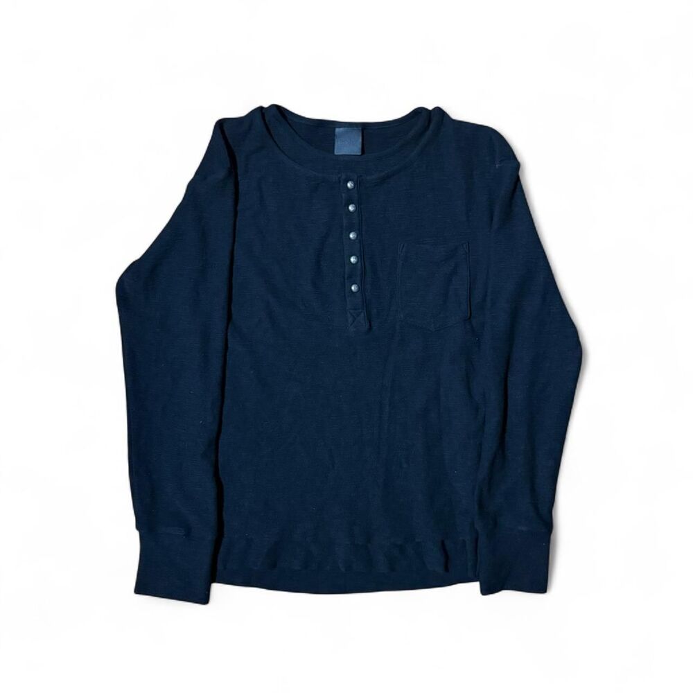 Ditch LA Slub Henley Noir Size XL